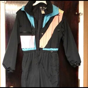 Retro Vintage Ladies ski suit, by thinsulate obermeyer